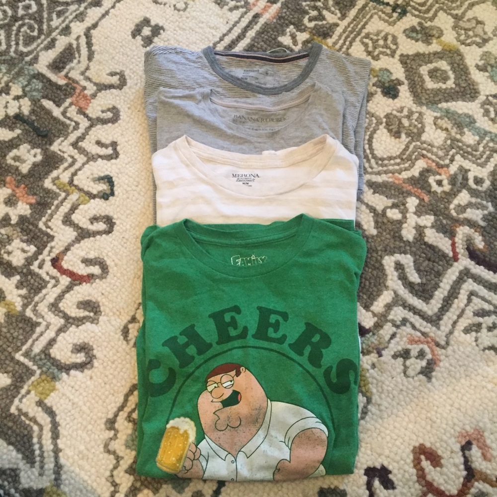 T-shirt bundle- express banana republic merona
